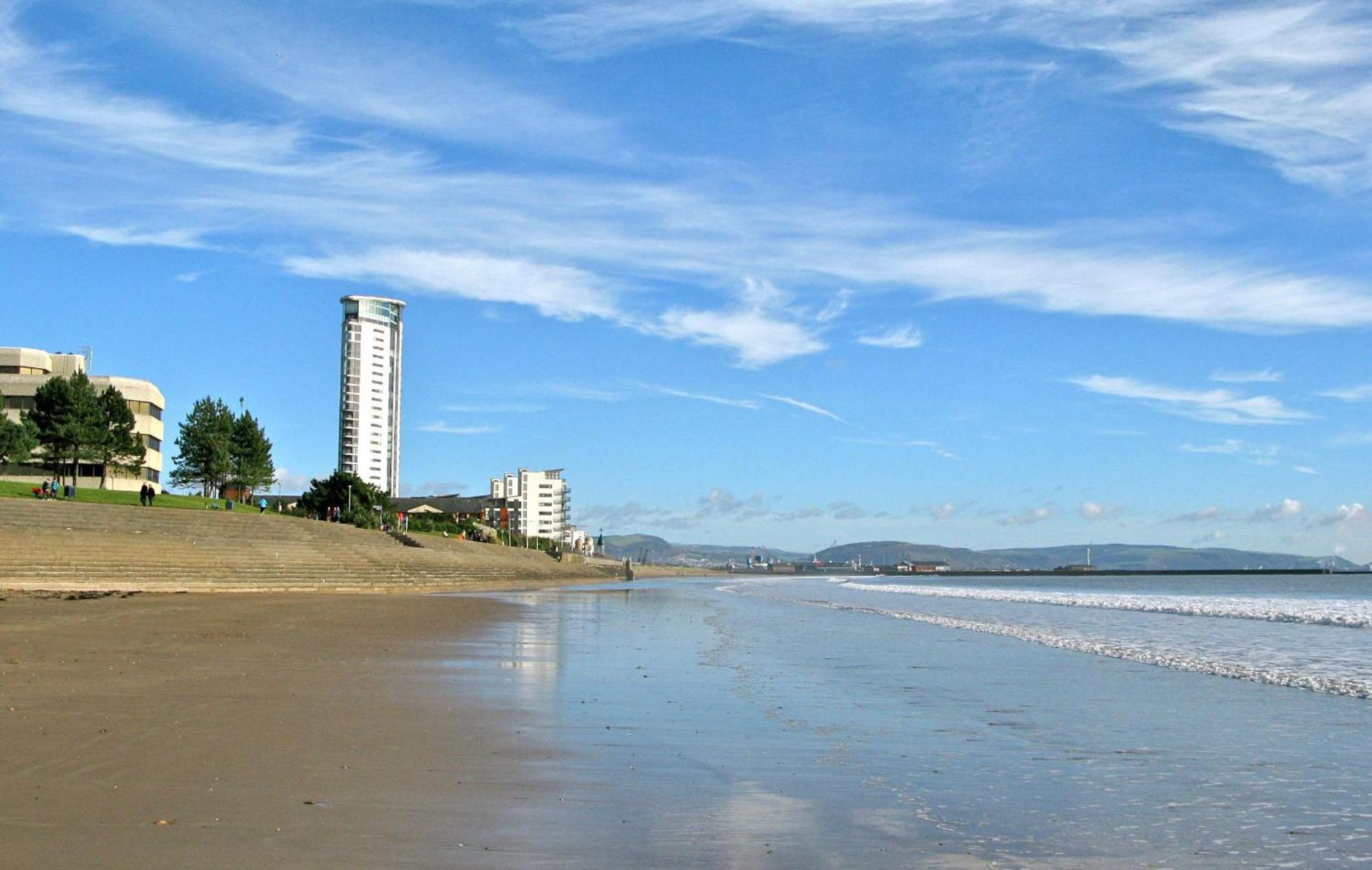 Coastline Apt Nearby The Beach Swansea Exterior foto